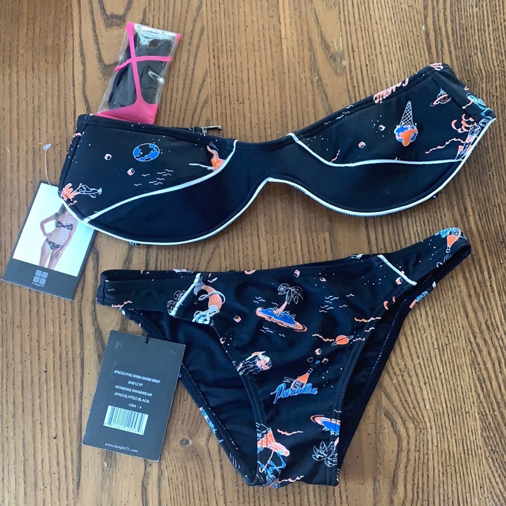 Revolve Insight Bondage 2-Piece‎ Bustier Bikini Set